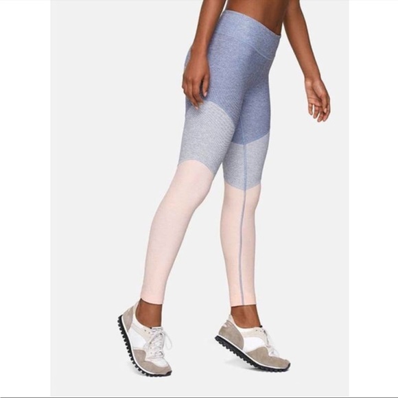 NEW Outdoor Voices Springs Colorblock 7/8 Leggings High Rise Lake Dove Rose S - Picture 4 of 14